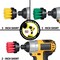Drillbrush Drill Brush - Grout Cleaner - 2-inch Diameter Multi-purpose Spin Brush 2in-S-GRY-QC-DB - alternate 2